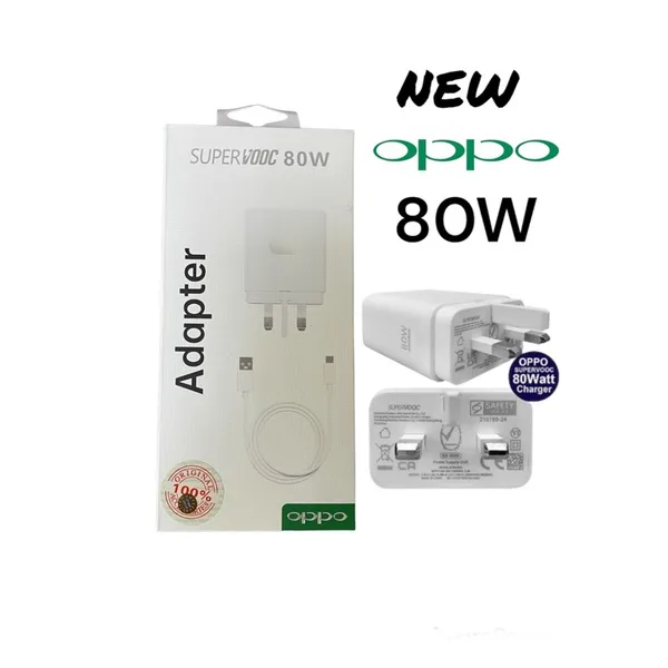 80W USB-C-laddare för Oppo Super-VOOC
