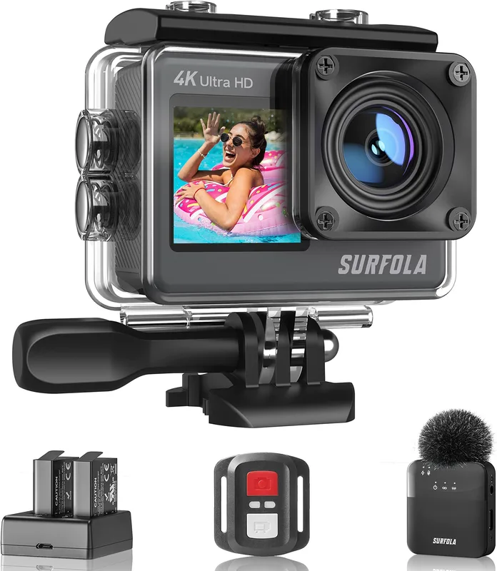 Action kamera 4K 60fps 24mp