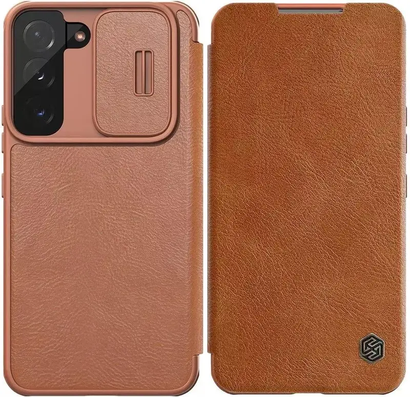 Nillkin Galaxy S22 Plus Plånboksfodral Qin Läder Pro Holster Flip