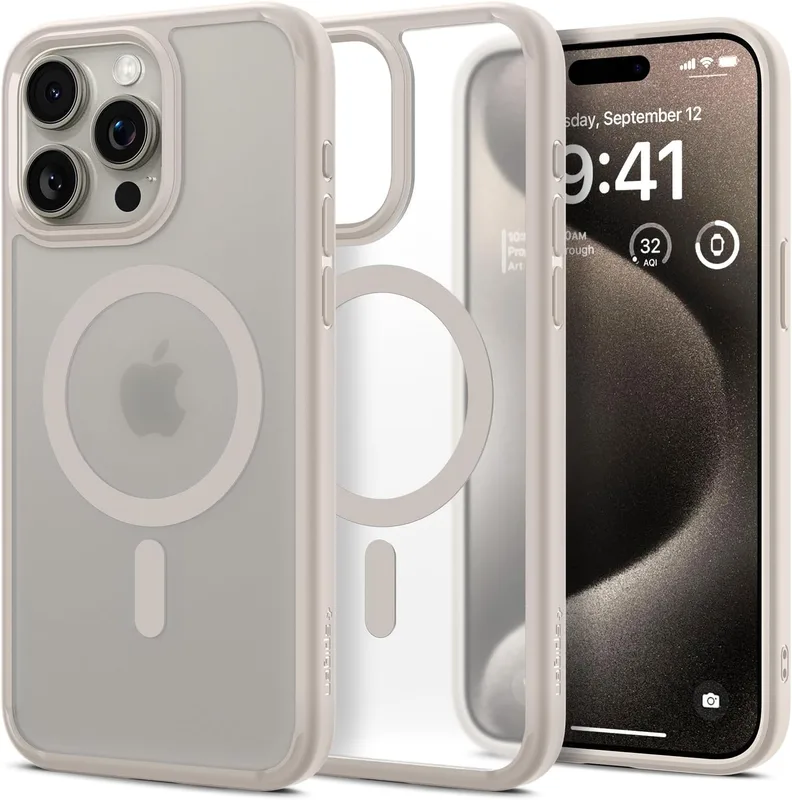 Spigen Ultra Hybrid MagFit Skal Kompatibel med iPhone 15