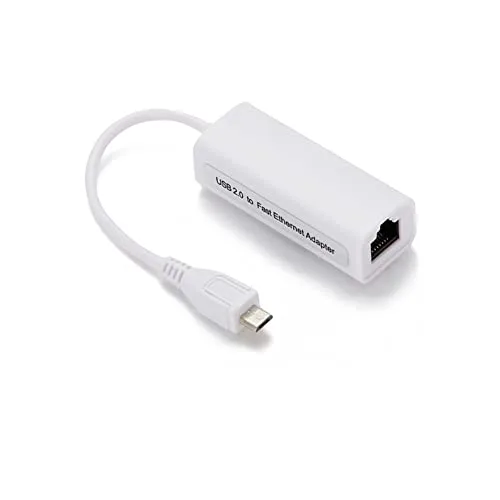 Micro USB 2.0 till Ethernet 10/m RJ45 nätverks-LAN-adapterkort för Zero 1.3 / W moderkort, surfplatta