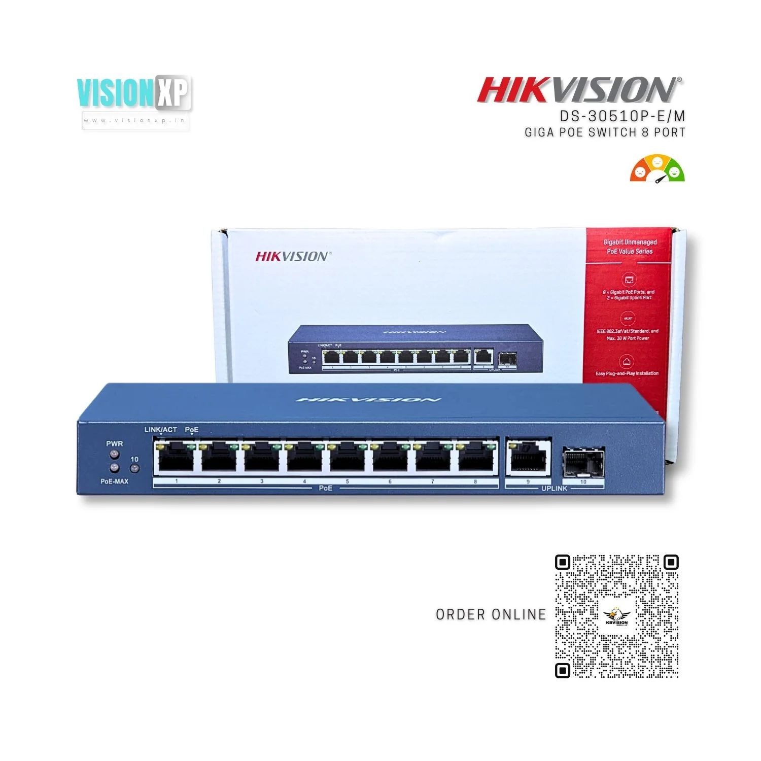 Hikvision Digital Technology DS-3E0510P-E