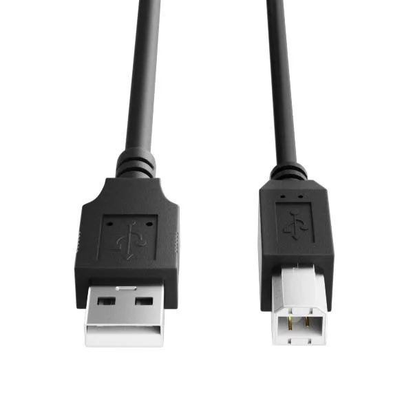 5 m USB-skrivarkabel i nylon