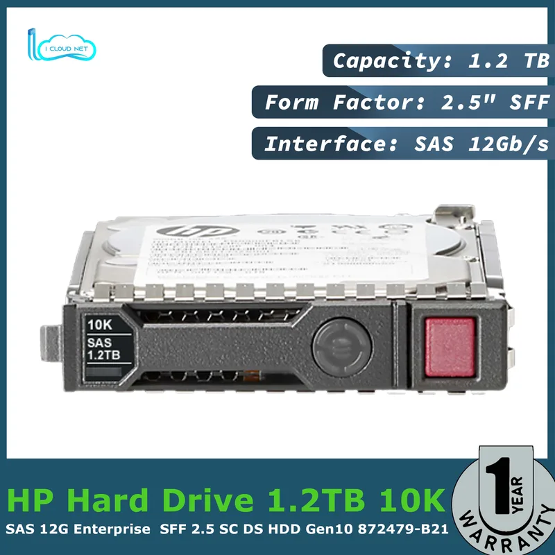 HP 1,2 TB 12G SAS 10K 2,5 tum SC ENT HDD