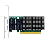 GLOTRENDS ST7437 2-portars 100Gb QSFP56 Ethernet-nätverkskort med Mellanox ConnectX-6 Dx-kontroller, PCIe 4.0 X16-gränssnitt, RDMA (RoCE), Inte Infini