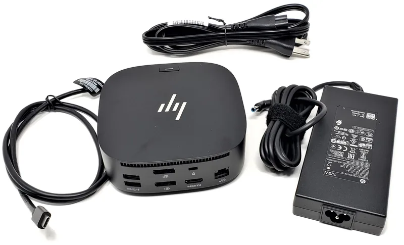 120W Laddare Kompatibel med HP USB-C Dock