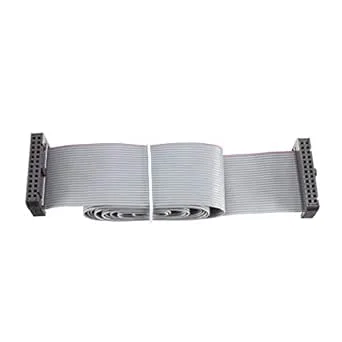 sourcing map 5 stycken IDC 20 pins kontakt platt bandkabel uttag 30 cm 2,54 mm stigning, 16P 30cm 2.54mm