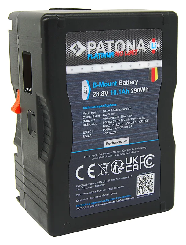 PATONA 2 x batteri ersättning
