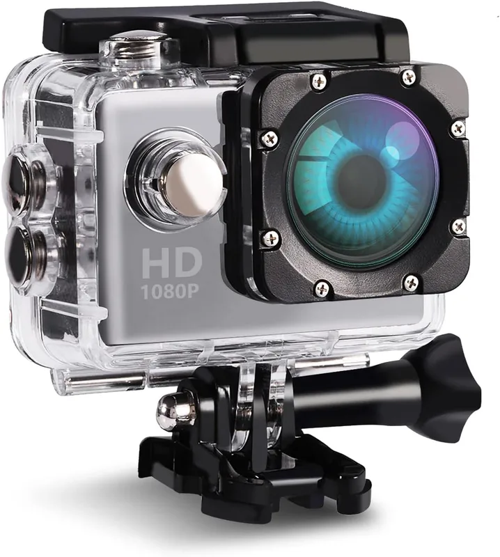Actionkamera Vattentät WiFi-kamera Liten Sportkamera Videokamera 1080P Full HD DVR Record Night Vision Action Cam