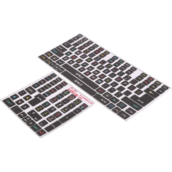SIMPLETEK Tangentbord med klistermärken layout QWERTZ