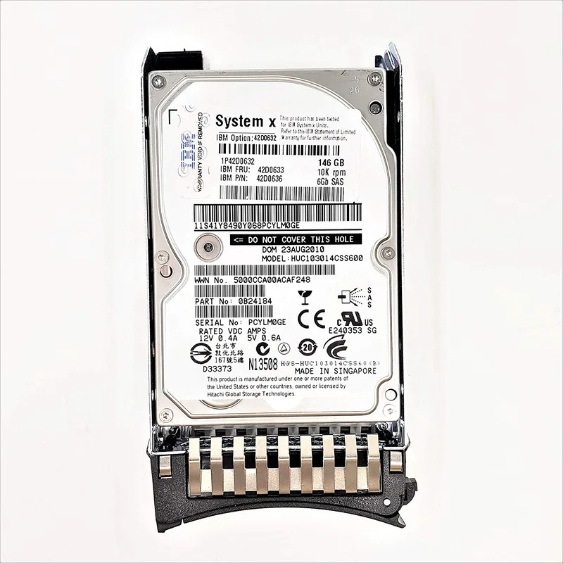 IBM 42D0633 146 GB 10K 6GBPS SAS 2.5" SFF HS HDD