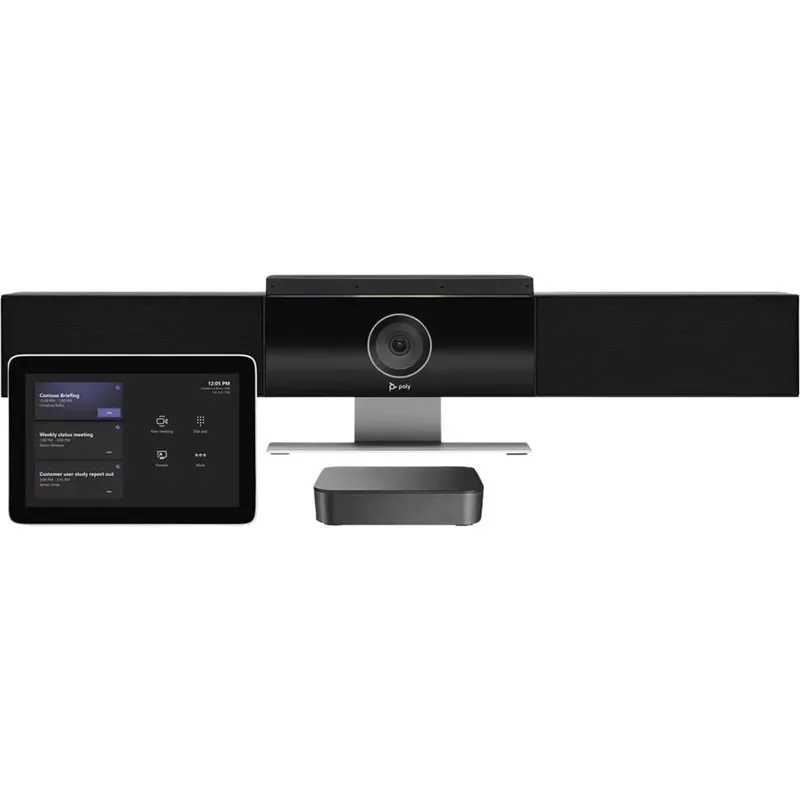 Poly Studio Small/Medium rumskit för Poly PC rumslösning – Poly Studio Video Bar & Poly GC8 Touch Controller – automatisk kameraramning – 4K-skärm – b