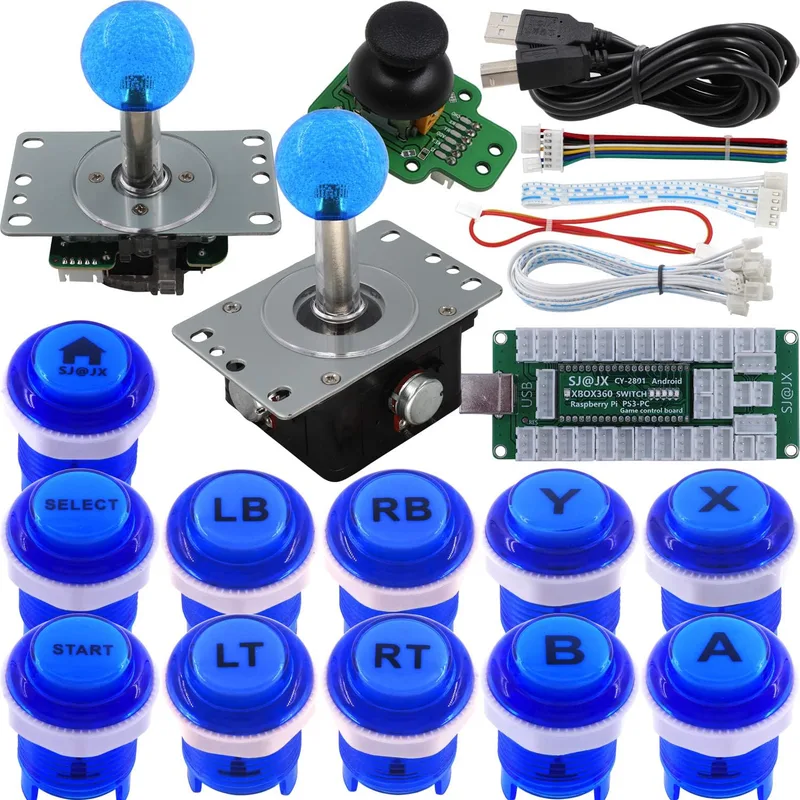 SJ@JX All-Button Arcade Controller