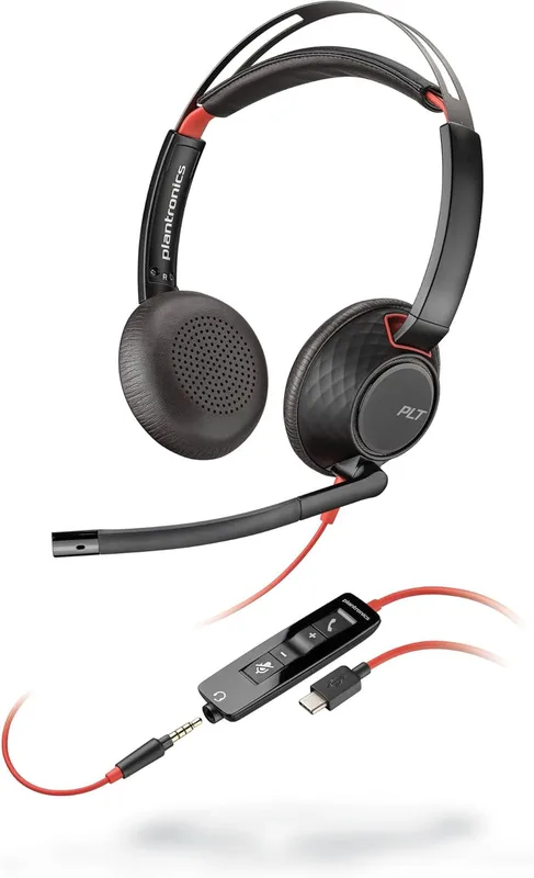 POLY Blackwire 5220 MS Teams USB-C Headset