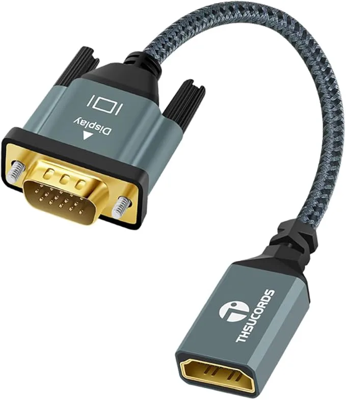Thsucords HDMI till VGA Adapterkabel 0,3M