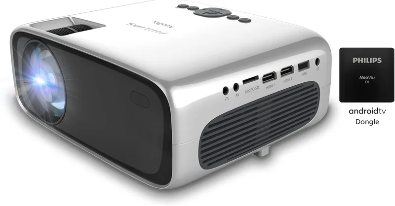 Philips NeoPix Ultra One, True Full HD-projektor med appar och integrerad mediaspelare