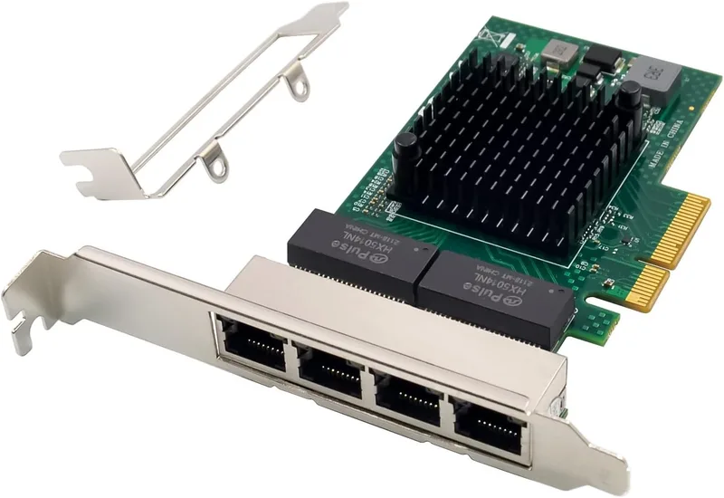 Intel I350T4V2BLK Ethernet-serveradapter I350-T4 nätverksadapter