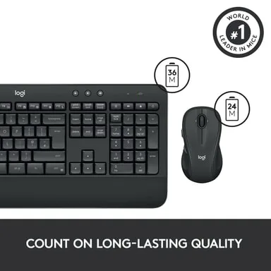Logitech MK545 trådlöst tangentbord och mus set
