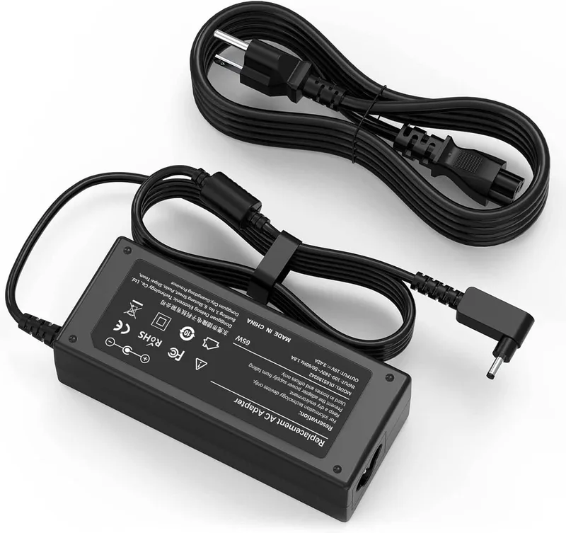 65W AC Laptop Charger for Acer Chromebook R11 14 15 CB3-111 CB3-131 CB3-431 CB3-532 CB3-532-C47C CB3-532-C8DF CB3-431-C5EX