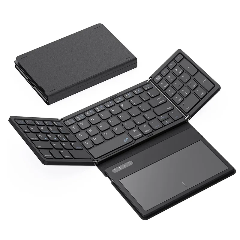 Bluetooth Mini-Tangentbord med Pekplatta