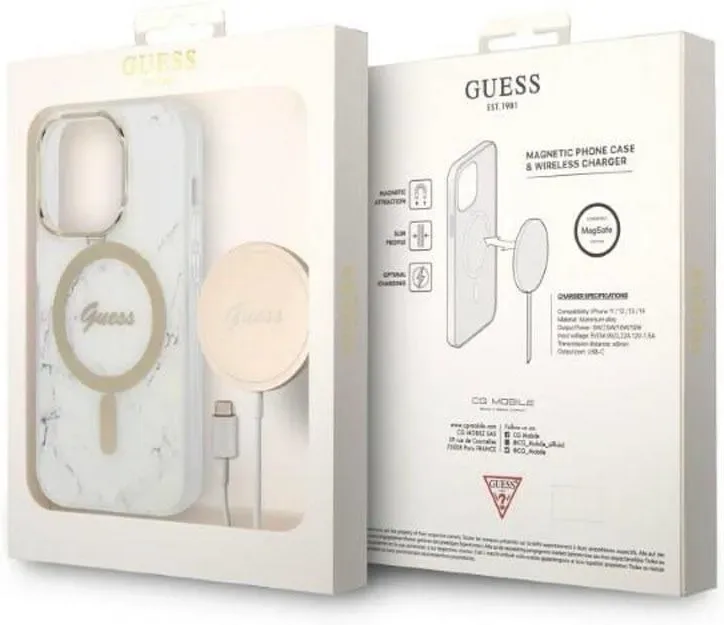 Guess Bundle-paket MagSafe IML Marble