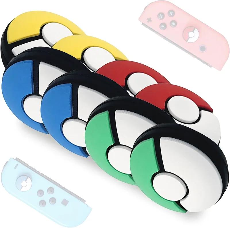 MatoSan 8 x Joystick lock kompatibla med Nintendo Switch Grip, Joy Con Grip, Thumbstick Grip Switch Lite OLED-tillbehör