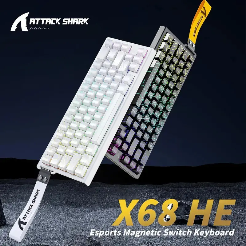 MAMBASNAKE x ATTACK SHARK X68 HE Rapid Trigger-tangentbord