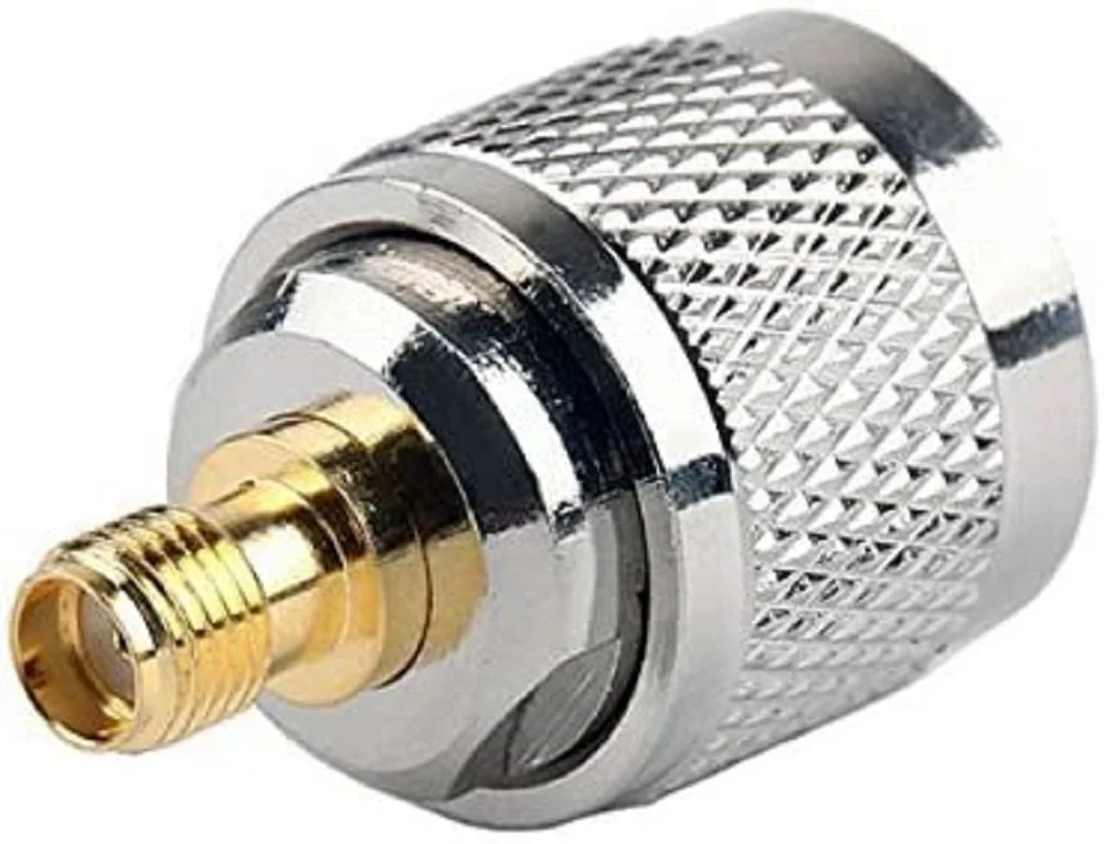 Socobeta SMA adapter RF koaxial bärbar SMA SMA till UHF rostfri hållbar för antenn