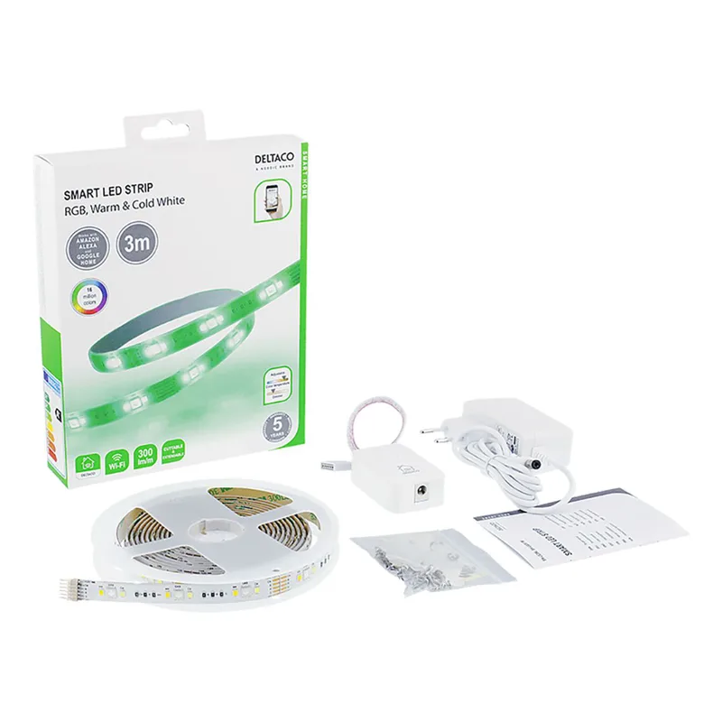 DELTACO SMART HOME - Ljuskedja - LED