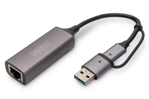 Digitus Nätverksadapter 2.5 Gigabit USB-C/USB