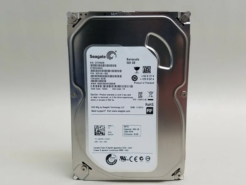 Seagate ST500DM002 Barracuda 500 GB Intern