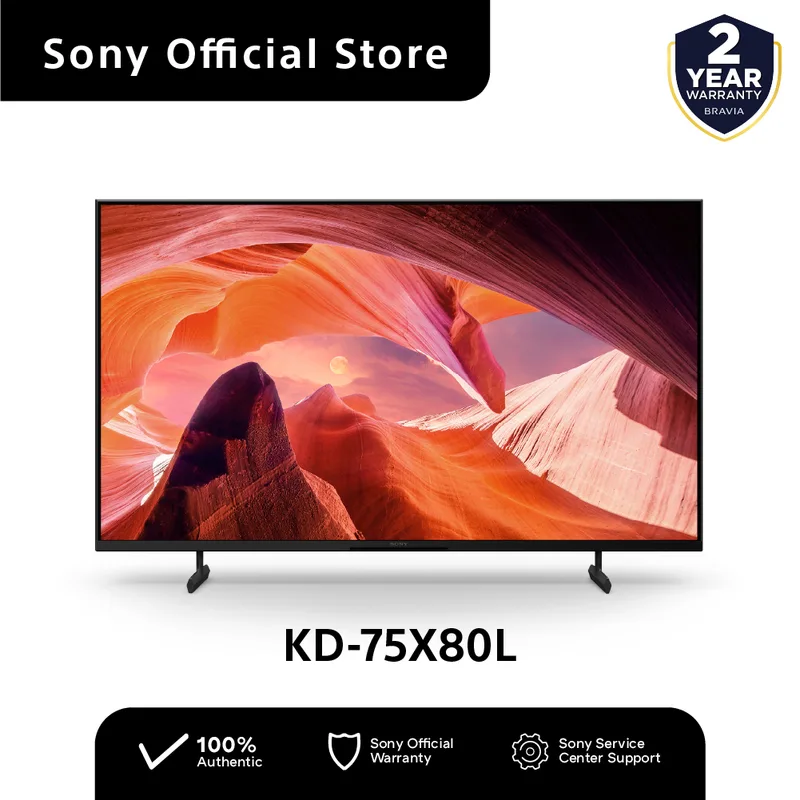 Sony 75” X80L 4K LED Smart TV