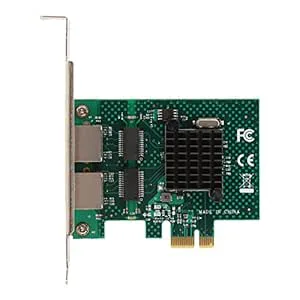 ASHATA 2Pcs 10Gbps Gigabit Ethernet PCI Express Nätverkskort