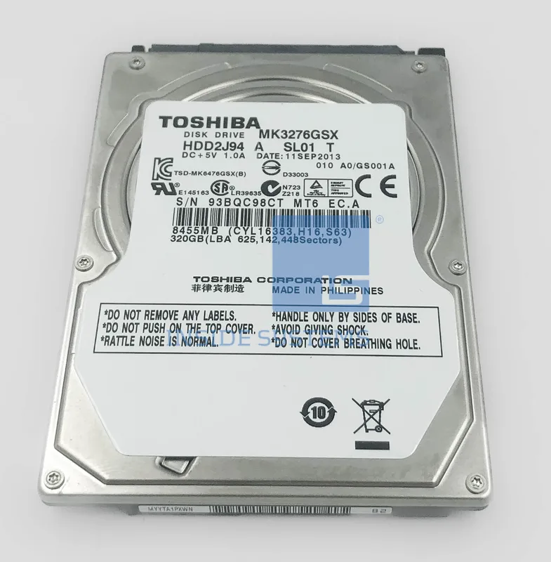 Toshiba MK3276GSX 320GB SATA