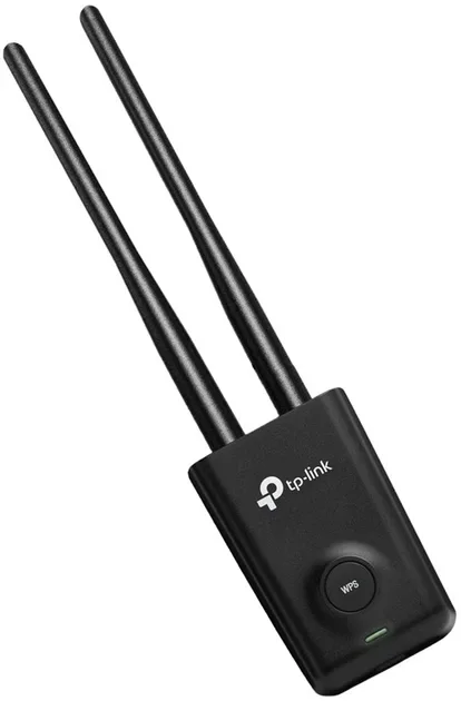 TP-Link trådlöst nätverkskort, USB, 300Mbps, 802.11b/g/n, svart (TL-WN8200ND)