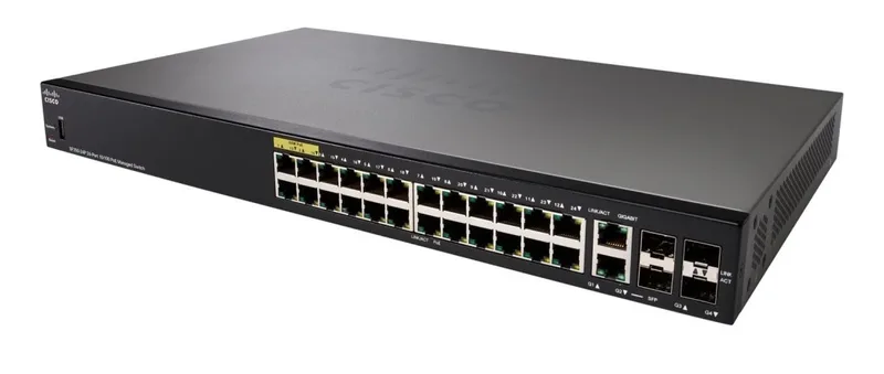 Cisco SF350-24P hanterad omkopplare