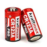kraftmax 2-pack CR123A PRO litiumbatterier 3 V