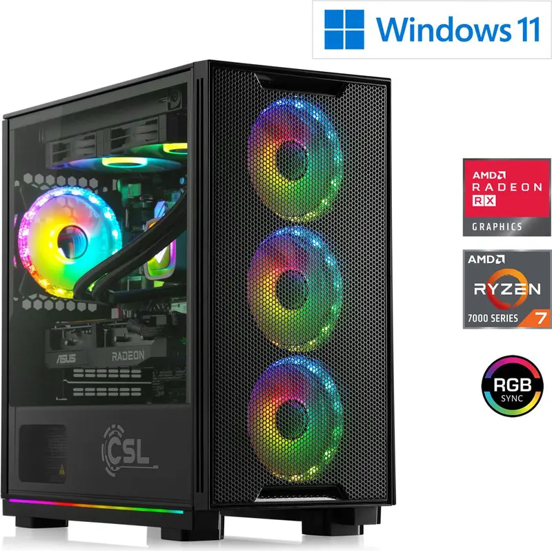 CSL Gaming PC M12090H Ryzen 7 7800X3D