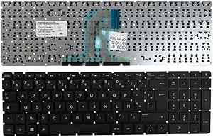 Keyboards4Laptops Fransk Svart Windows 8 Ersättningstangentbord