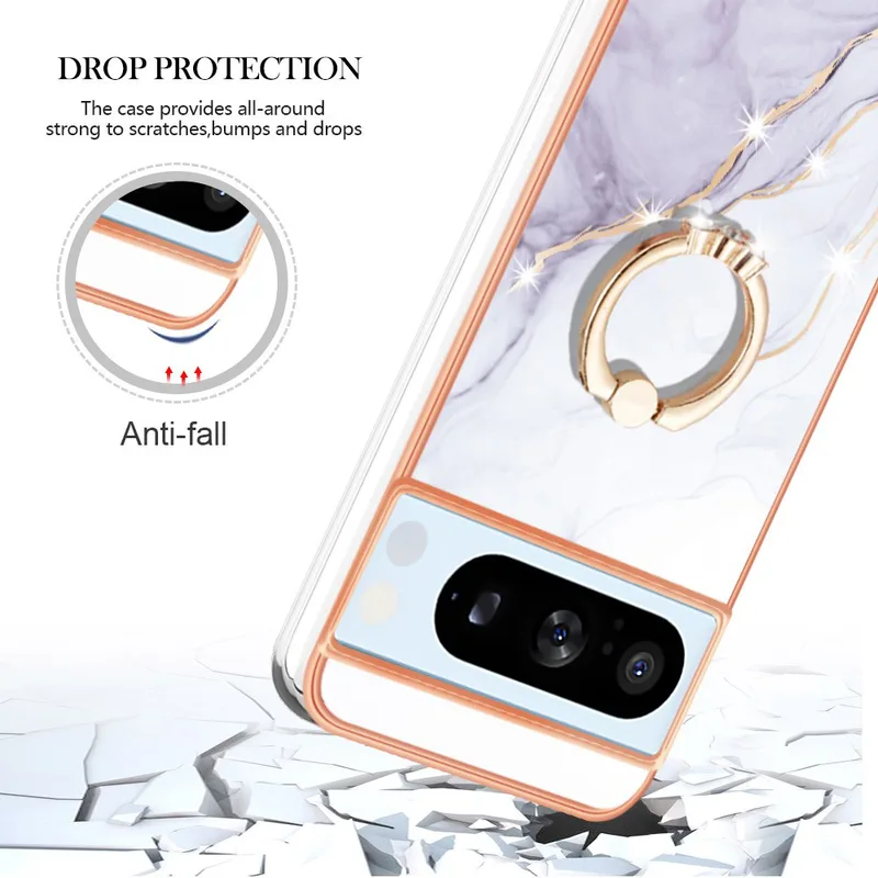 OEM Mobilskal till Google Pixel 8 Pro Ringhållare Kickstand