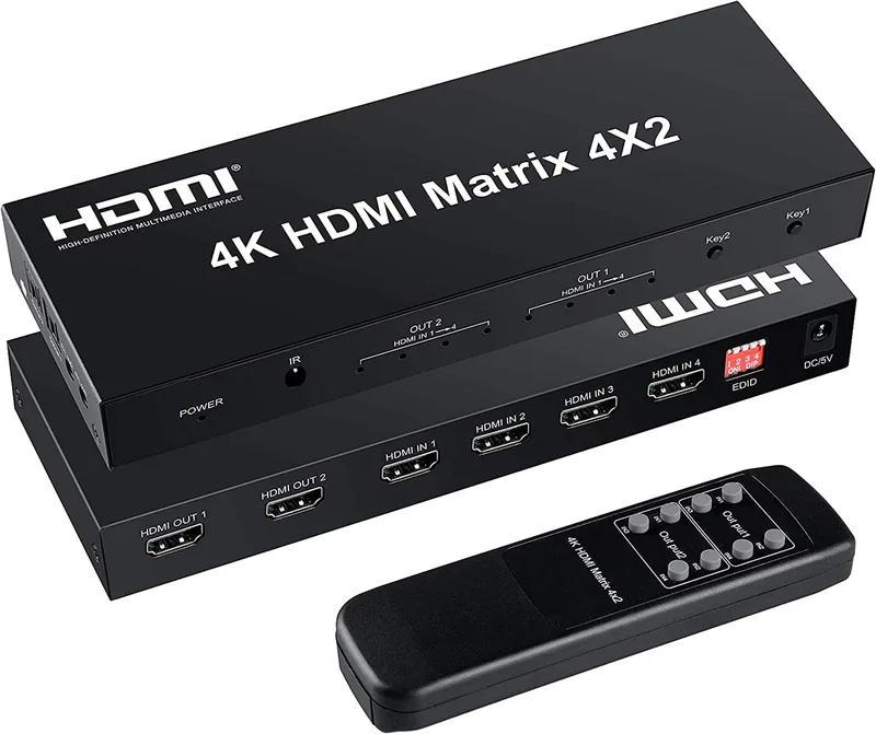 HDMI Matrix-switch 4K/60Hz ARC HDCP HDR CEC