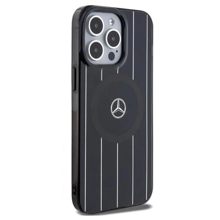 Mercedes Mobilskal till iPhone 15 Plus Magsafe Smooth Läder