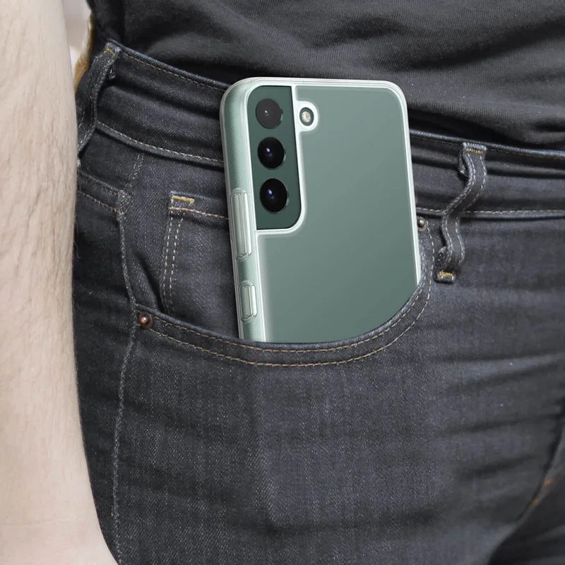 Samsung S22+ genomskinligt fodral