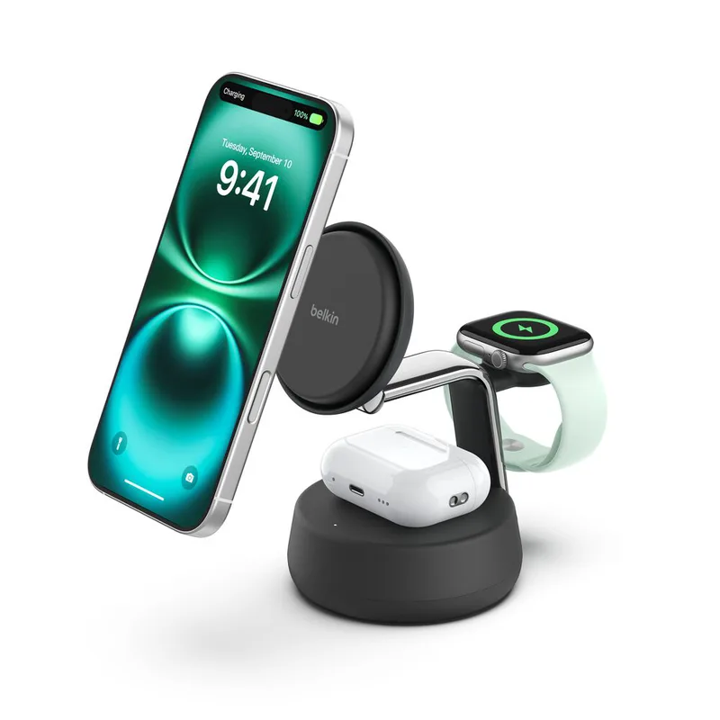 Belkin UltraCharge Pro Trådlös Laddare 3 i 1