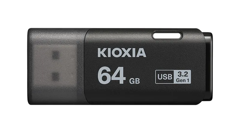 Kioxia TransMemory U301 64GB svart USB 3.0