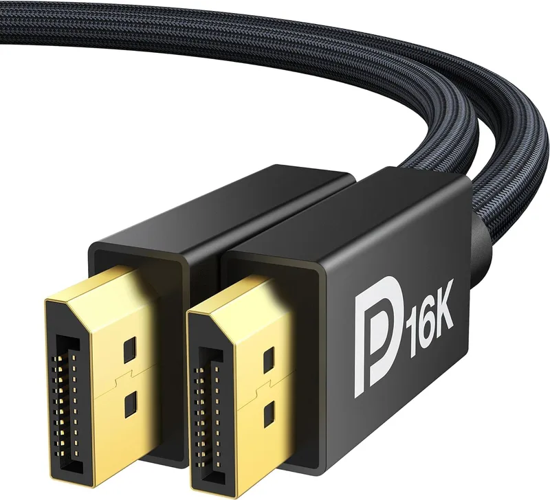 DisplayPort-kabel 3 m 2.1, 16K DP-kabel