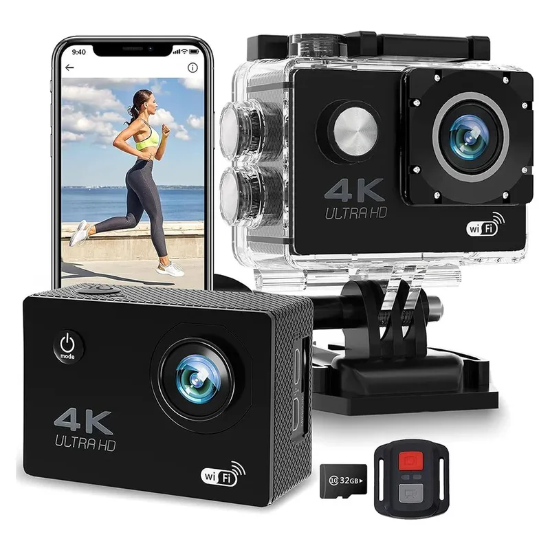Helmet Camera, 4K HD Camera Video Recorder