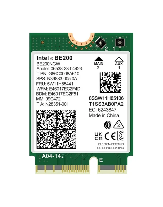 Intel BE200 WiFi 7 2230 BT vPro