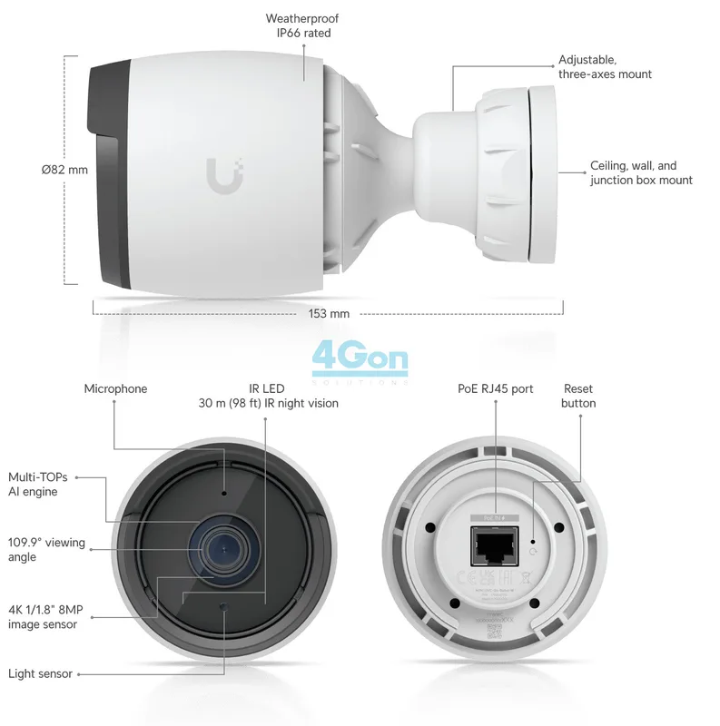 Ubiquiti UniFi Protect G6 Bullet 4K-kamera