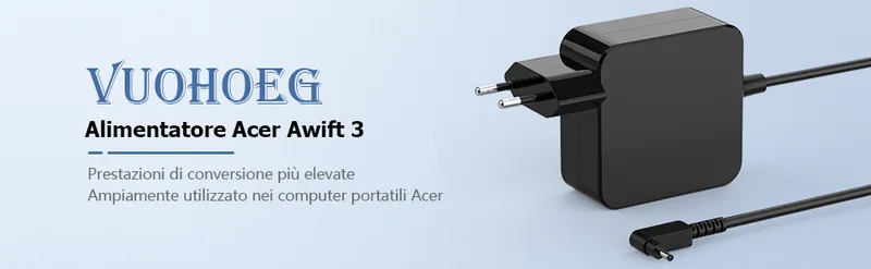 VUOHOEG 45W laddare för Acer Swift 3